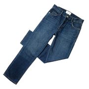 NWT Current/Elliott The Original Straight in Westry Non-stretch Crop Jeans 25