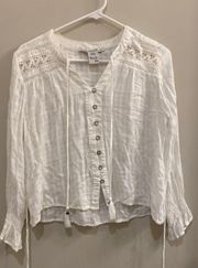 White Boho Long Sleeve