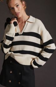 Velvet By Graham & Spencer Collared Polo Sweater