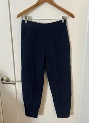 Vince Coastal Blue Pin-tuck Easy Pull On Pant Womens Size 2