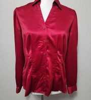 East 5th Crimson Seamed Button Down Size Medium