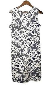 Shelby & Palmer Midi Navy & White Sleeveless Dress Plus Size 14