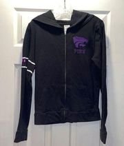 PINK - Victoria's Secret Victoria’s Secret Pink black K-State hoodie