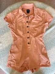 Peach Pink Romper