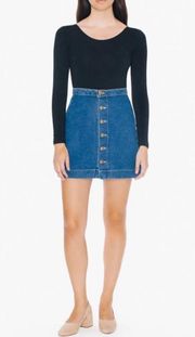 American Apparel Denim Mini Skirt