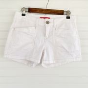 UnionBay White Mid Rise Summer Shorts Women’s Size 7 Waist 30