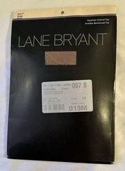 Lane Bryant Daysheer Control Top Beige Pantyhose Size D NWT