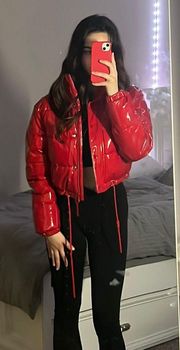 Red Puffer Jacket