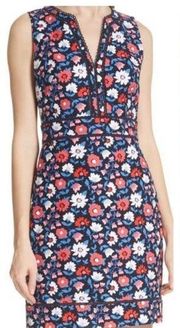 kate spade daisy sleeveless floral print shift mini dress