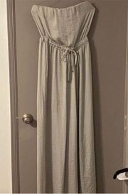 L’atiste wide leg strapless jumpsuit small