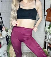 Mulberry Laser Cutout Leggings