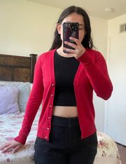 NWT Red Cardigan