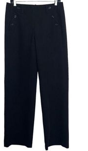 Sandro Sportswear Black High Waist Trouser Pants