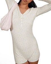 long sleeve one piece pajamas