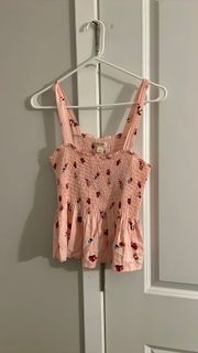 mossimo smocked tank