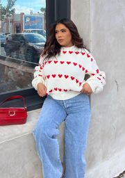 Red Heart Sweater