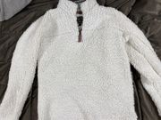 Quarter Zip Sherpa Pullover Teddy Coat