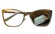 TED BAKER 53mm Rectangle Cat Eye Sunglasses - Gold