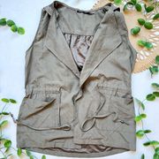 Army Green Hooded Utility Vest