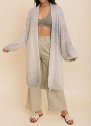 Sage Ombre Long Sleeve Soft Cardigan 