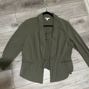 Olive green blazer