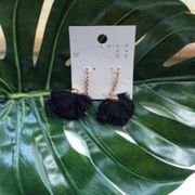 A New Day   Black Fashion Earrings