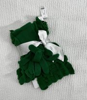 green gloves & scarf set 