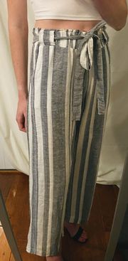 Wide Leg Linen Pants