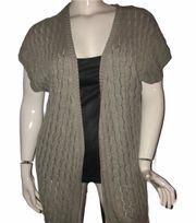 Sparkly Open Front Cardigan