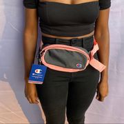 Champion Forever Champ Signal Fanny Pack pink grey