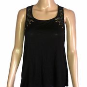 Fishnet Studded Tank Top