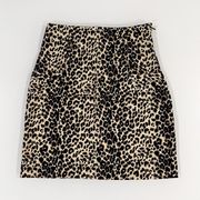 Twenty One Women's Leopard Print Y2K Mini Skirt Size S