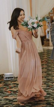 Dusty Rose Bridesmaid Dress