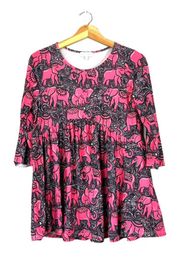 Pink  Elephant Blouse S