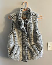 Faux Fur Zip-up Vest