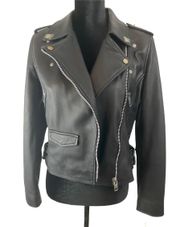 NWT Leather Moto Jacket