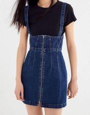 Urban Outfitters BDG Denim Convertible Corset Style Skirt Overalls 70s 80s style