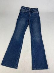 Judy Blue 0/24 Bootcut Jeans Style JB88327 Medium Wash Mid Rise Stretch Women's