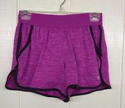 Danskin Now - Semi-fitted Layered Athletic Stretch Shorts w/ Pockets - XS