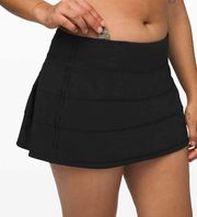 black tennis skirt