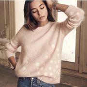 Marguerite Floral Embroidered Sweater Pullover