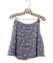 Dress Forum Dainty Daisy A Line Skirt Skort Mini Floral Blue