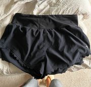 Joylab Black Scalloped Shorts