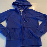 Express Blue Hooded Sweatshirt Hoodie Size Women's Small