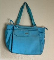 Baggalini nylon blue bag tote shoulder