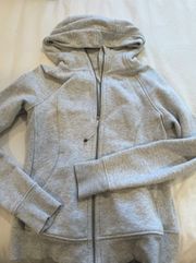 Lululemon Gray Speckled Scuba Hoodie Full-Zip