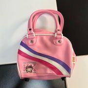 Vintage Y2K  Y2K Mini Bag Pink Varsity Academia Bowling Medicine Bag