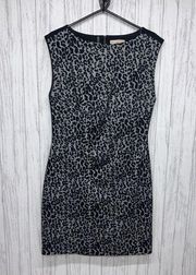 Womens Size 10 Rebecca Taylor Wool Animal Print Dress EUC