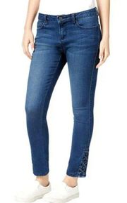 Earl lace up denim skinny women’s jeans Size 6