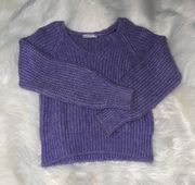 Vintage Purple Knit Sweater